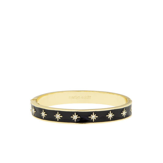 Enamel Starburst Bangle