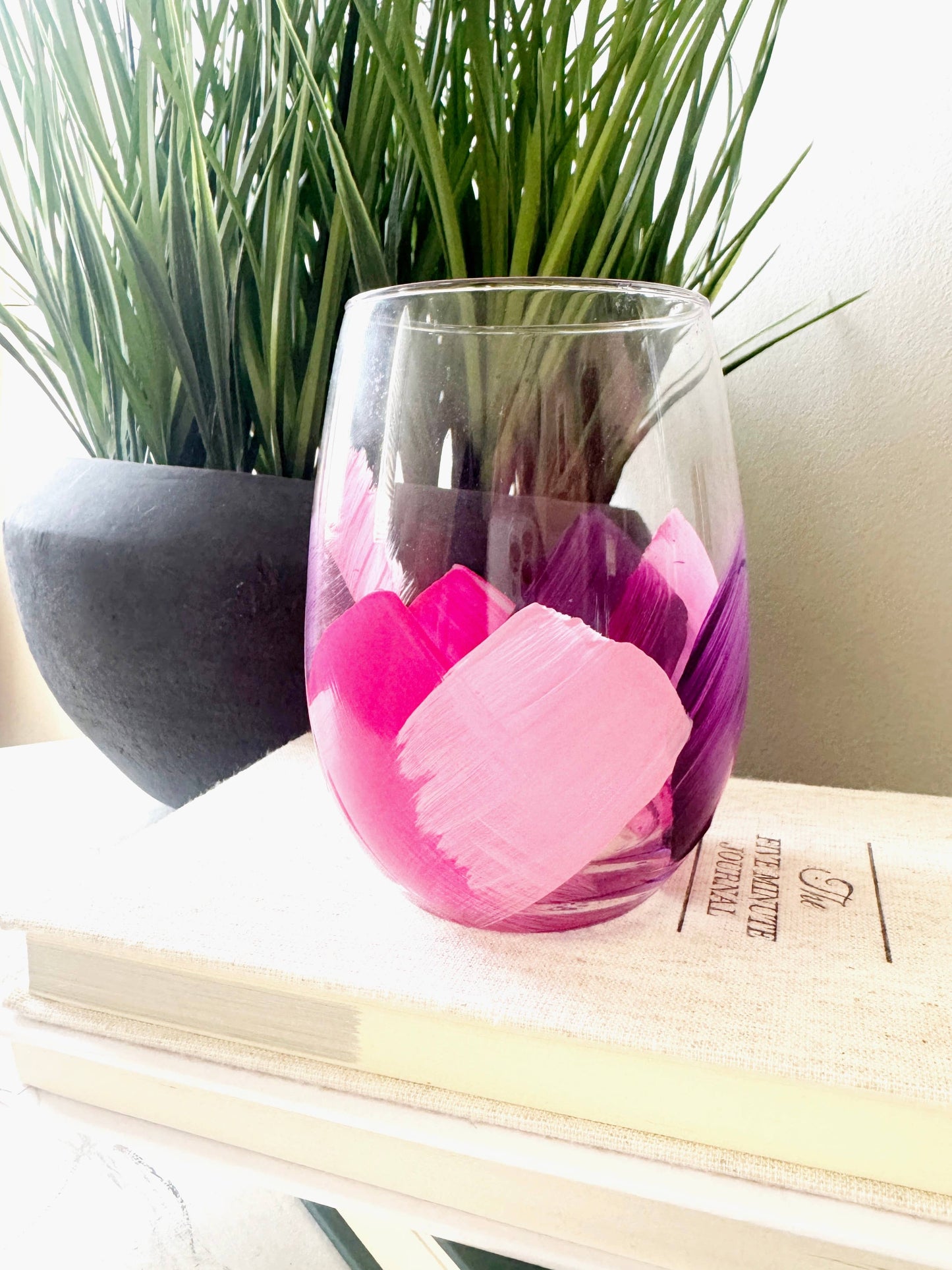 Valentines | Stemless Wine Glasses