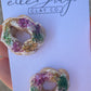 King Cake Earrings