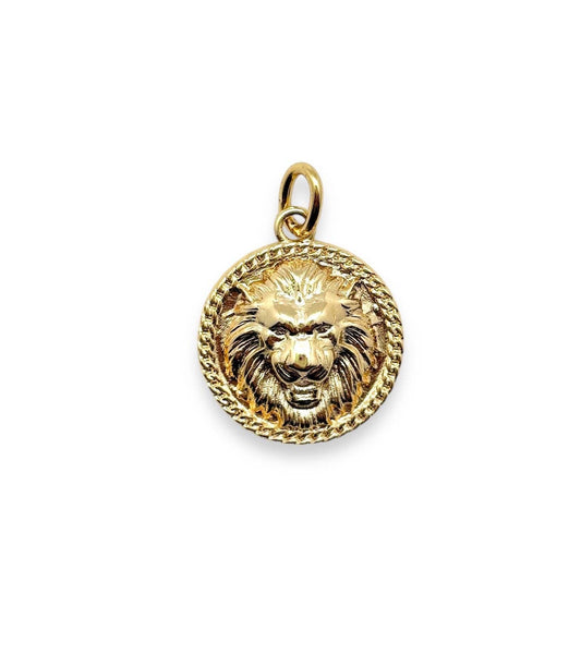 Lion Coin Charm