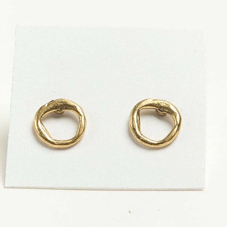 Open Circle Studs