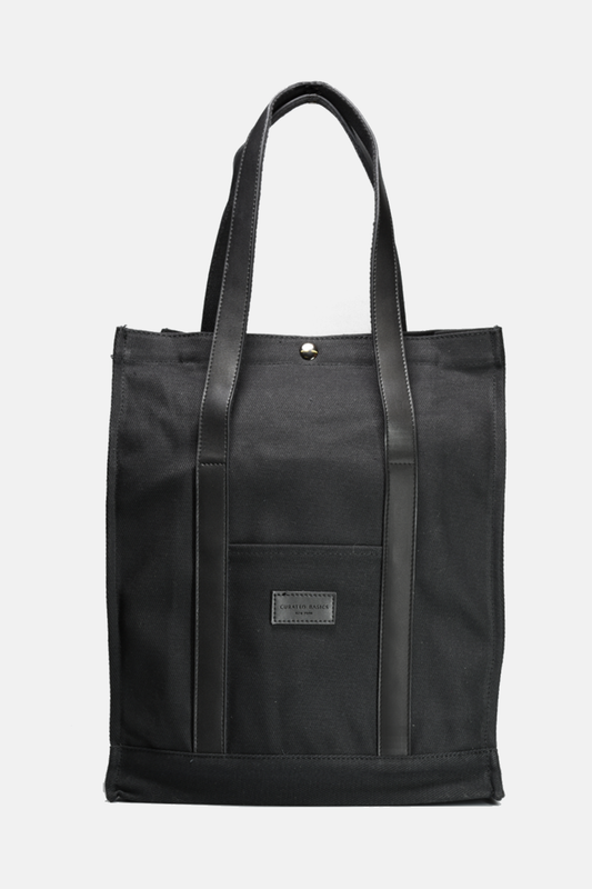 Black Canvas Tote Bag