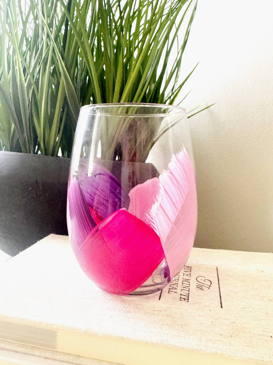 Valentines | Stemless Wine Glasses