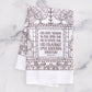 Give Thanks Hymn Tea Towel — 24" x 20"