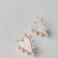 Pearl Studded Valentines Heart Earrings