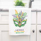 Mardi Gras Flour Sack Towel