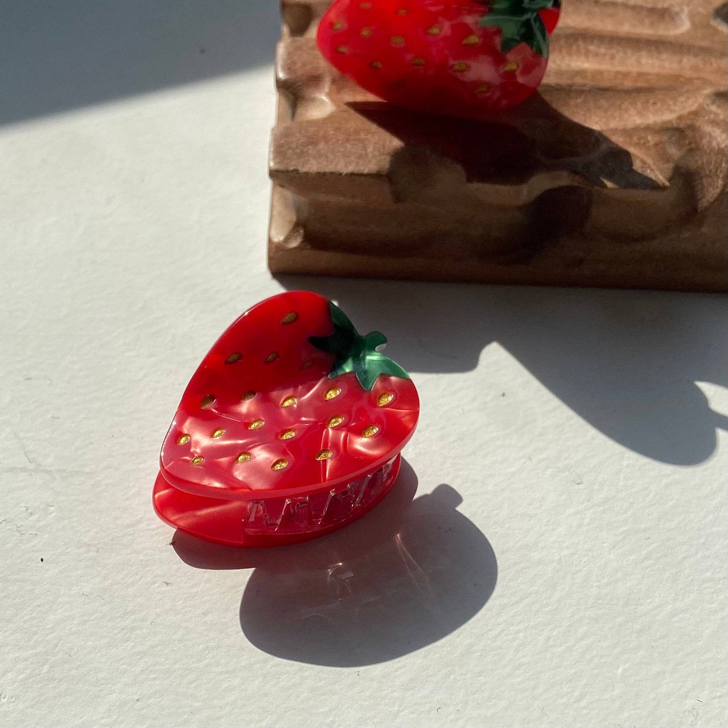 Strawberry hair claw