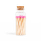 Bubblegum Pink Matches in Medium Corked Vial