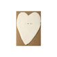 I Love You  Handmade Paper Heart Card