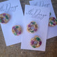 King Cake Earrings