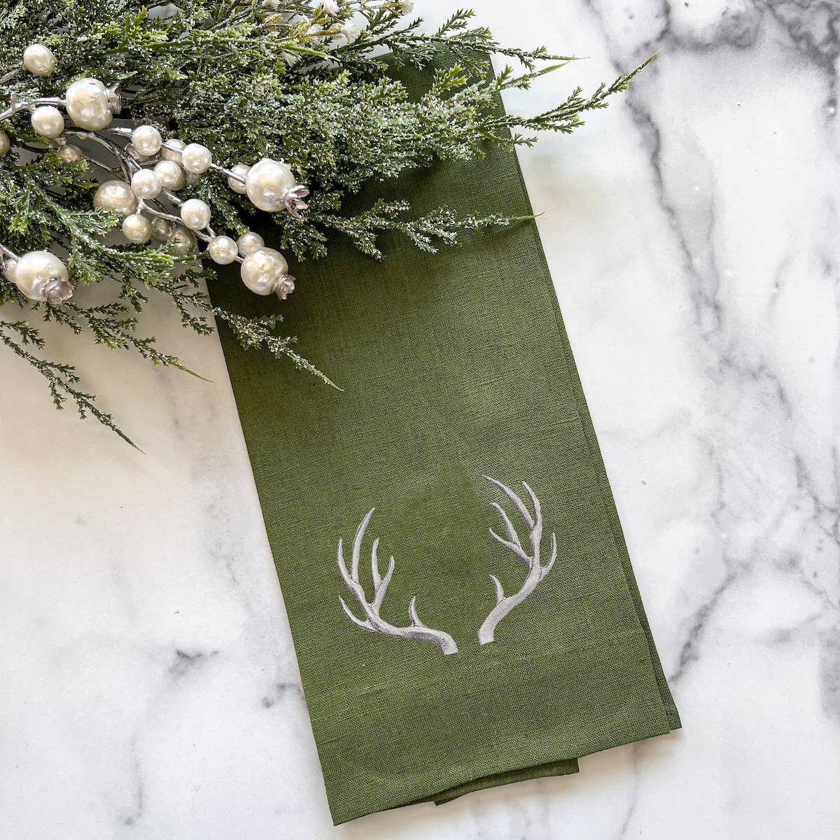 Antlers Linen Towel