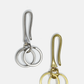 Swivel Hook Keychain: Brass