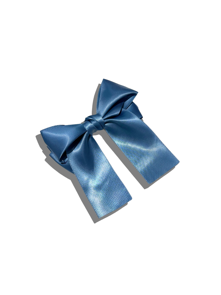 Handmade Satin Hair Bow Clip | Holiday Accessories