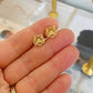 Gold Tiger Stud Earrings