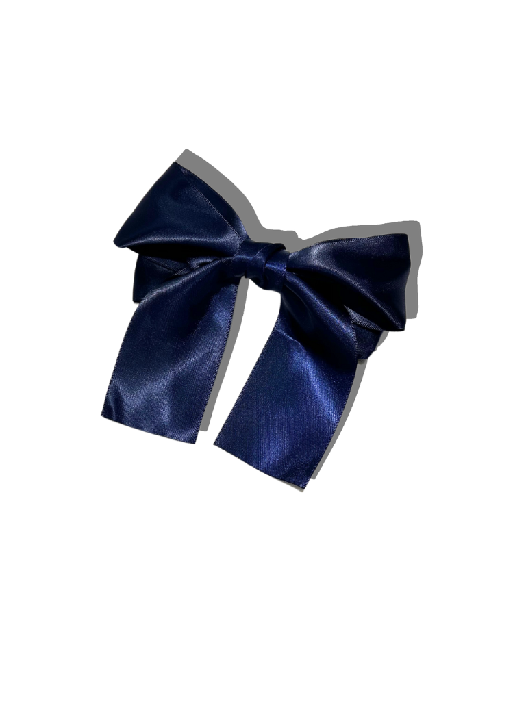 Handmade Satin Hair Bow Clip | Holiday Accessories