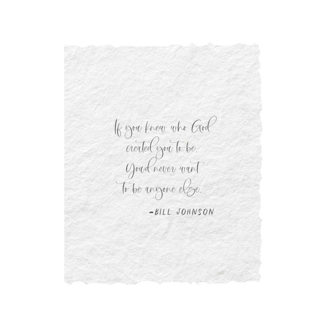 God Created You To Be | Greeting Card