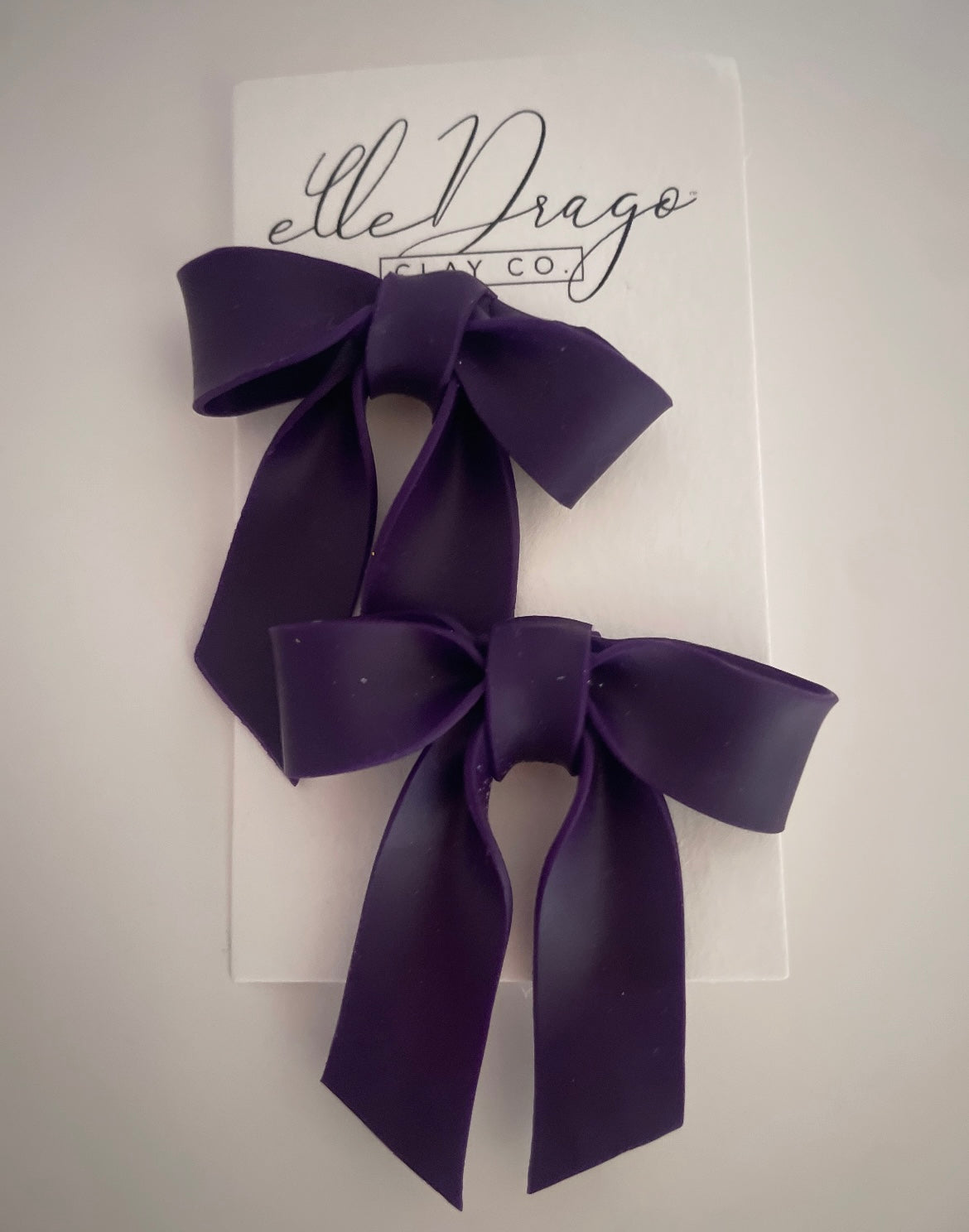 Elle Drago Bow Earrings