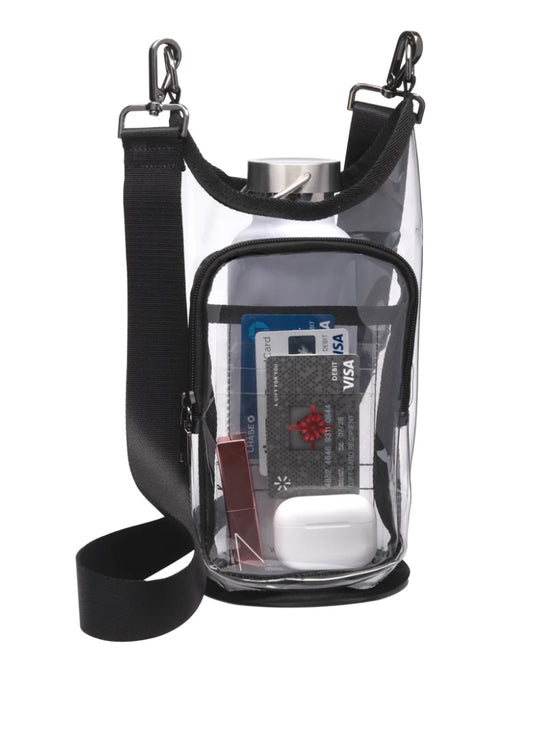 Clear Stadium HydroBag with Black Trim