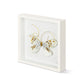 White & Gold Butterfly 10" Wall Art