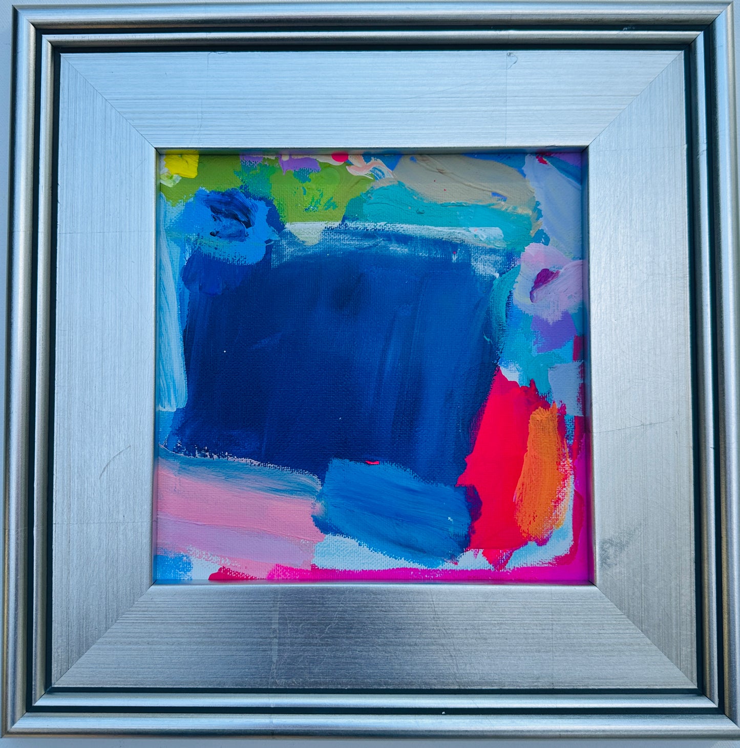 Color Study with 12x12 Silver Frame