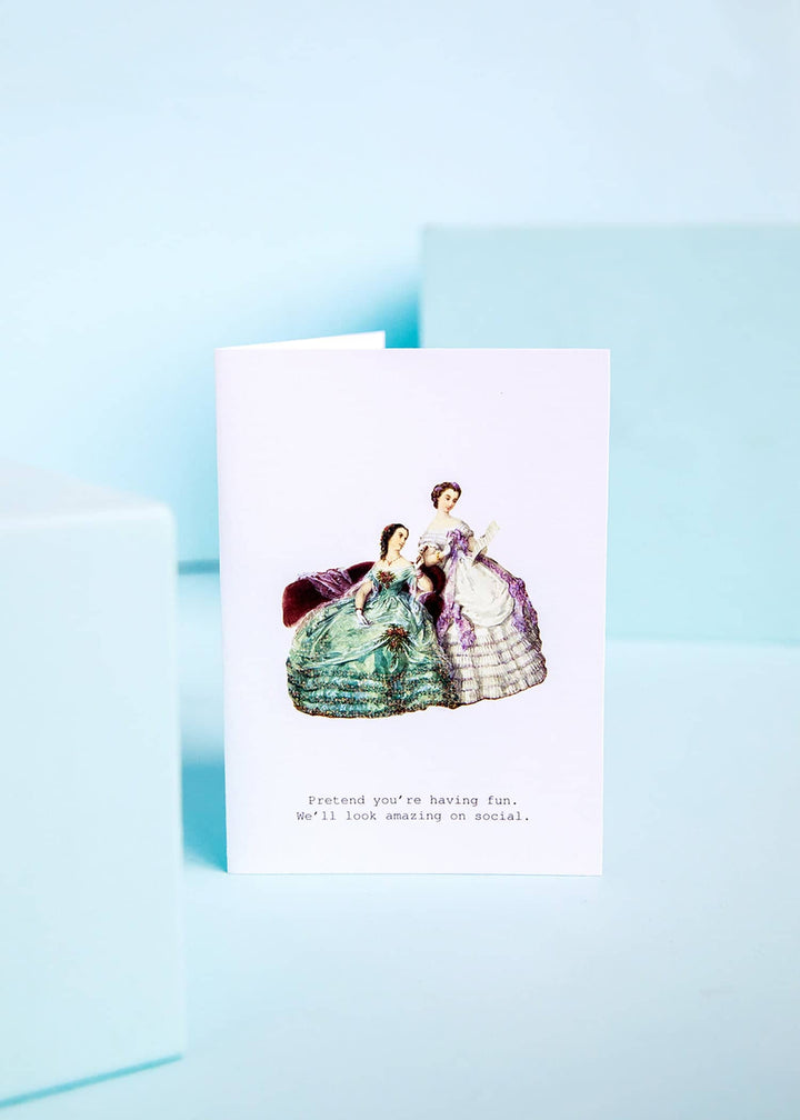 AMAZING ON SOCIAL GREETING CARD