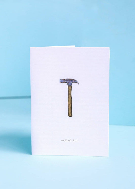 NAILED IT GREETING CARD