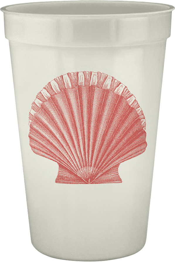 Scallop 16oz Pearlized Cups