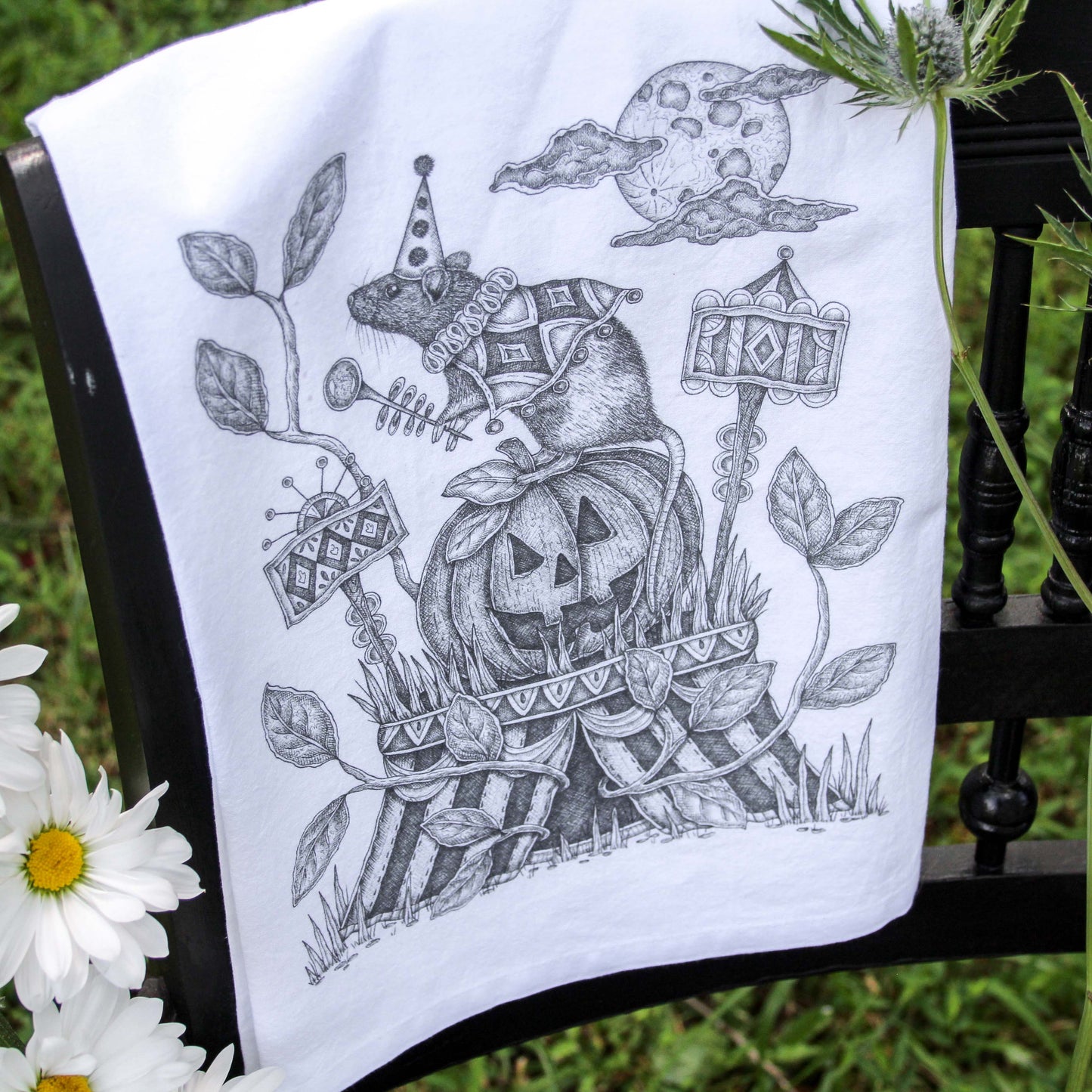 The Full Moon Circus | Tea Towel