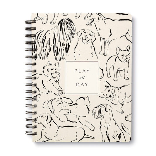 Play All Day - Spiral Notebook