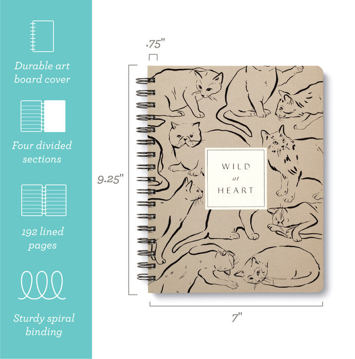 Wild at Heart-Spiral Notebook