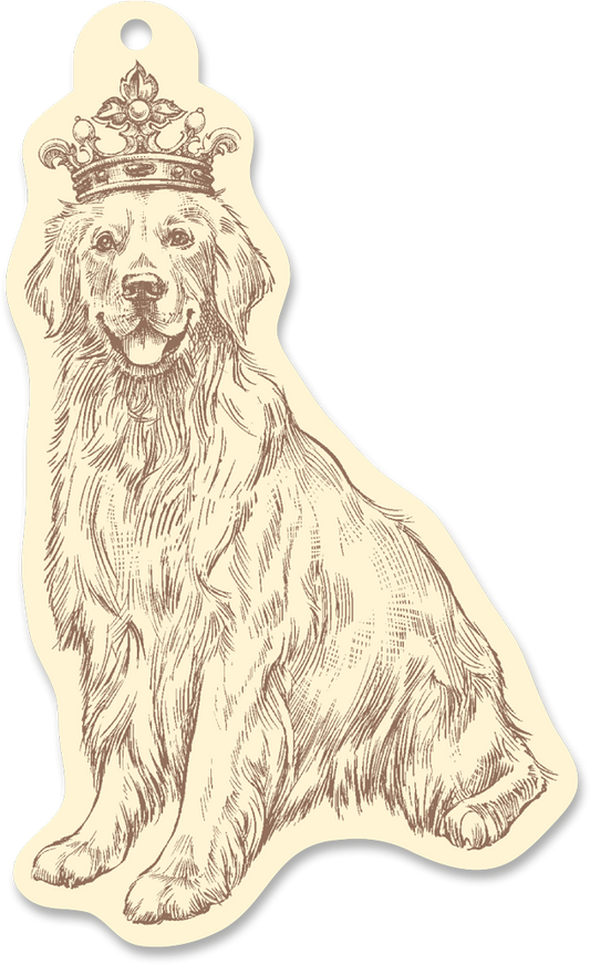 Royal Golden Retriever Ornament