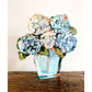 Blue Hydrangea Acrylic Bloom Block BITTY: Bitty Block