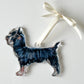 Yorkie Black & Tan Ornament