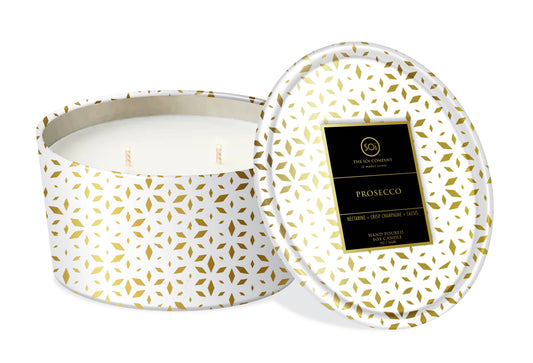 Prosecco Shimmer 12oz Candle Tin