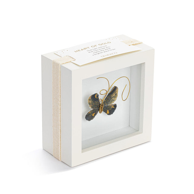 Heart of Gold Butterfly Shadowbox