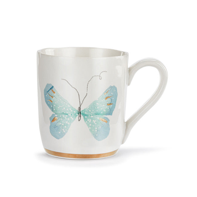 Light Blue Butterfly Mug