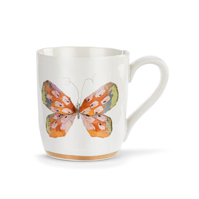 Orange Butterfly Mug