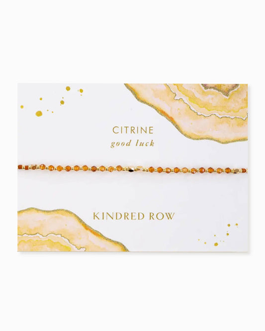 Citrine Gemstone Stacking Bracelet