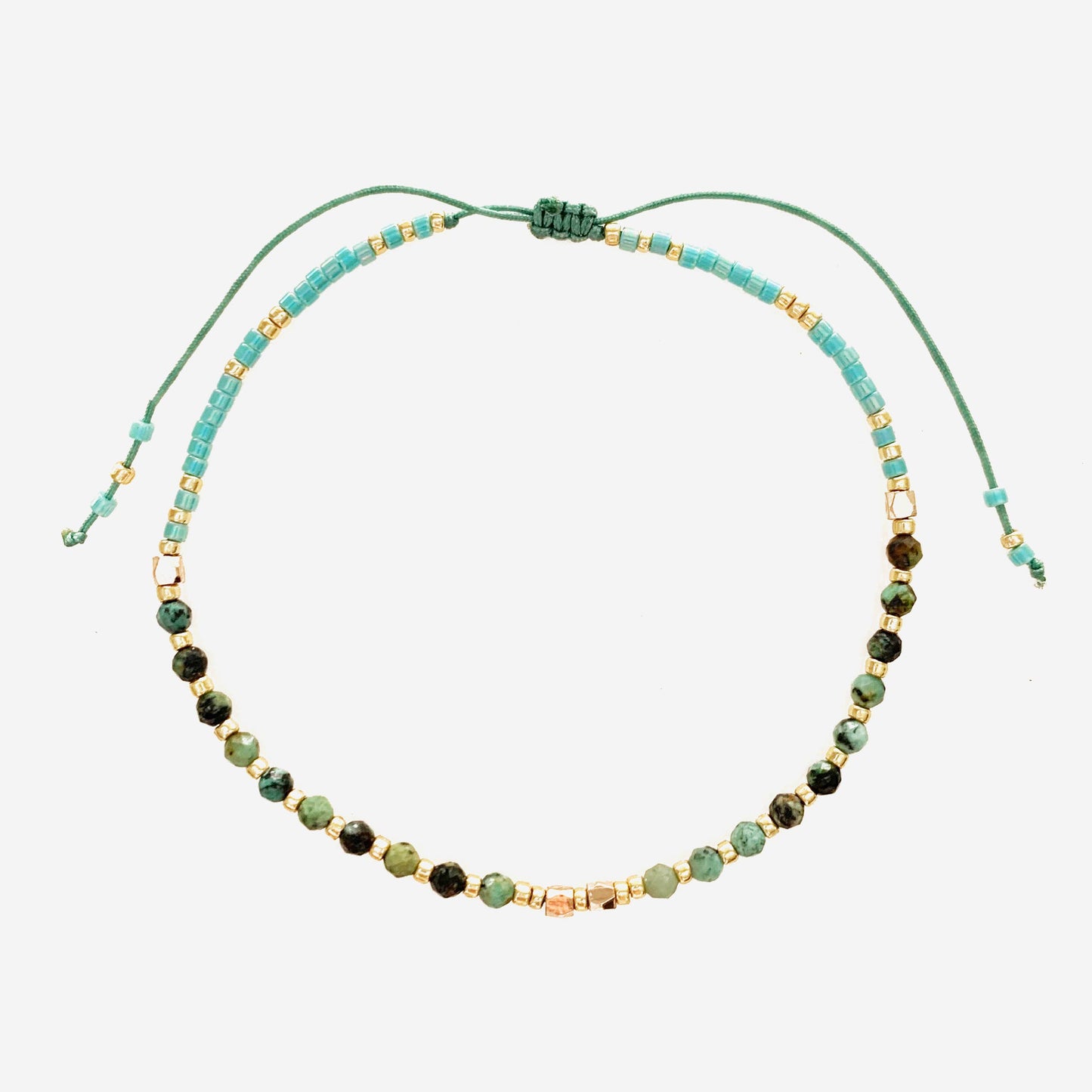 Turquoise Gemstone Stacking Bracelet