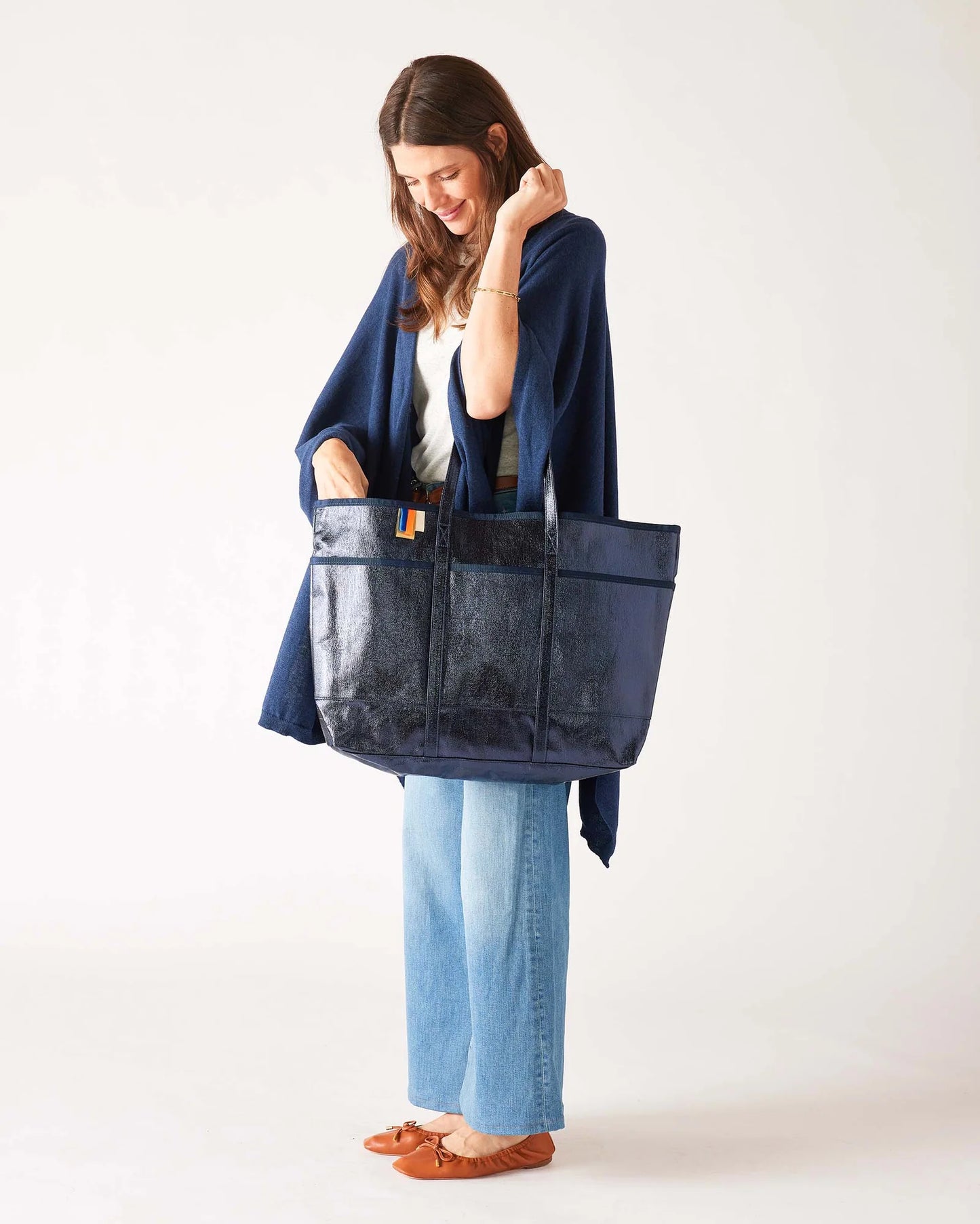 La Plage Tote- Navy