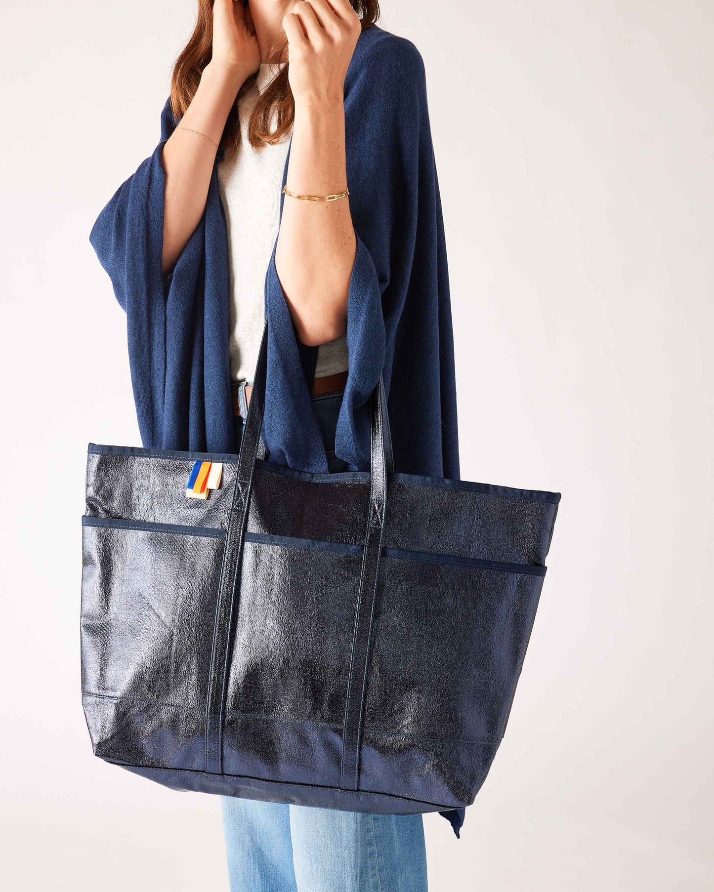 La Plage Tote- Navy