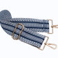Navy Blue Matter HydroBag with Striped Strap