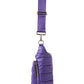 Deep Violet Matte HydroBag with Matching Solid Strap